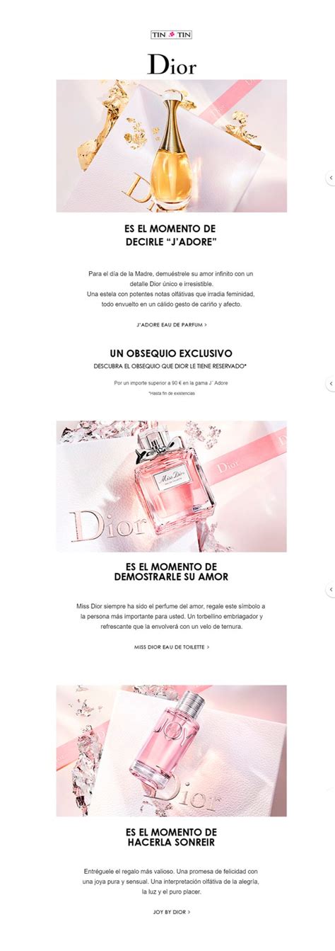 dior newsletter code